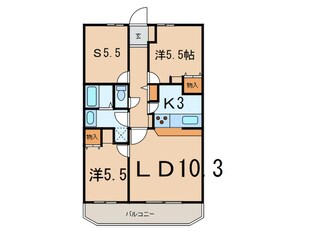 ＹＹパレスの物件間取画像